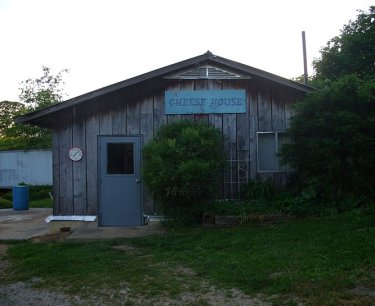 The Door to Morningland Dairy Cheese House