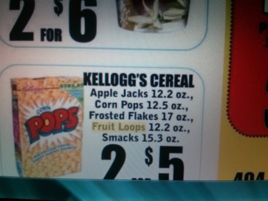 Fruit Loops-lightly highlighted